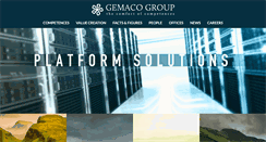 Desktop Screenshot of gemaco-group.com
