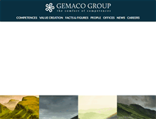 Tablet Screenshot of gemaco-group.com